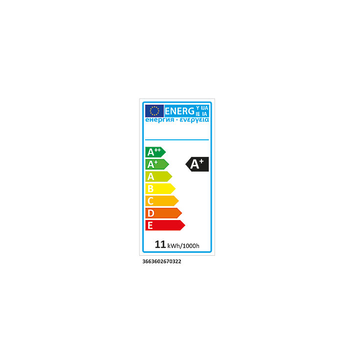 Ampoule LED Diall E27 10,7W=75W blanc chaud