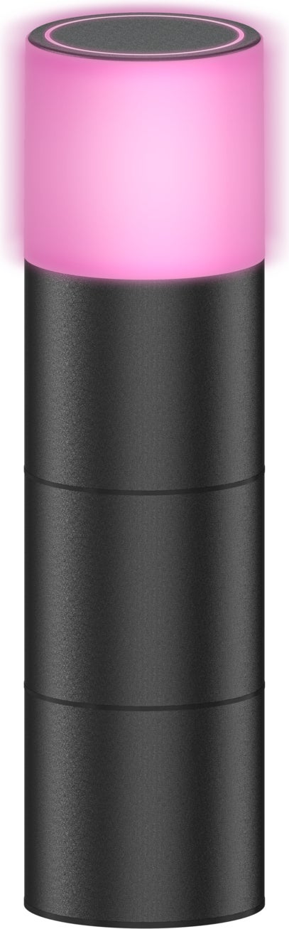 Calex Smart staande buitenlamp Tuinpost zwart D 7,6 H 28 cm