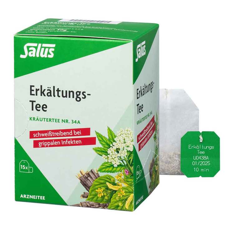 Erkältungs-Tee Kräutertee Nr.34a Salus Filterbeutel , 15 St