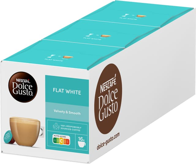 Nescafe Dolce Gusto Flat White kaffekapsler (16 stk.)