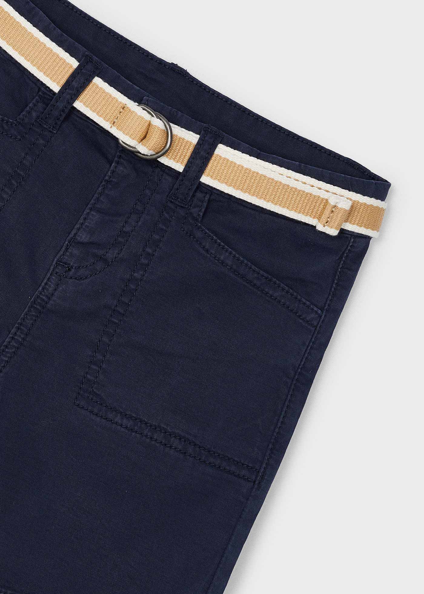 Bermuda infantil Better Cotton com cinto