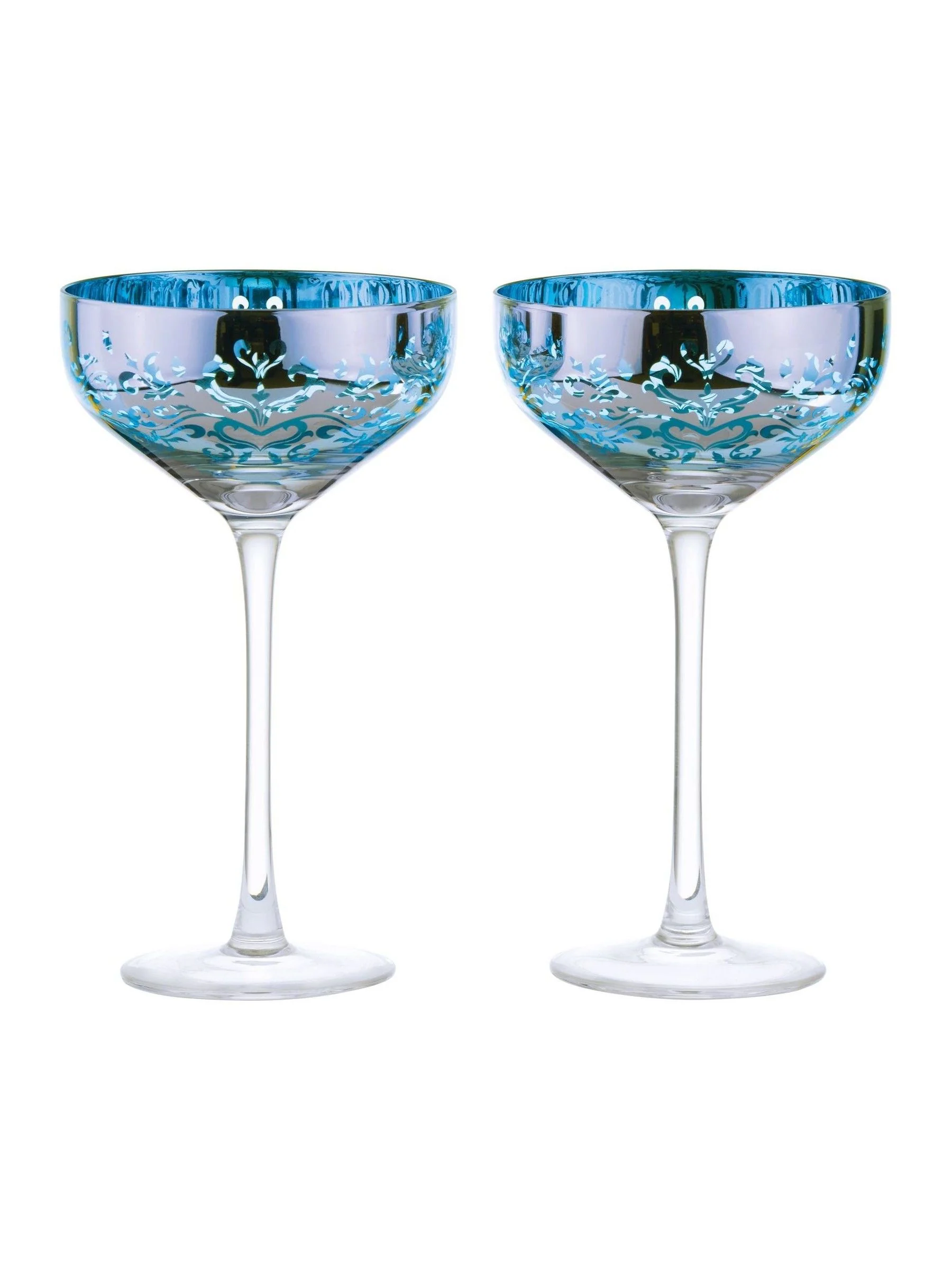 Artland Set of 2 Filigree Champagne Saucers