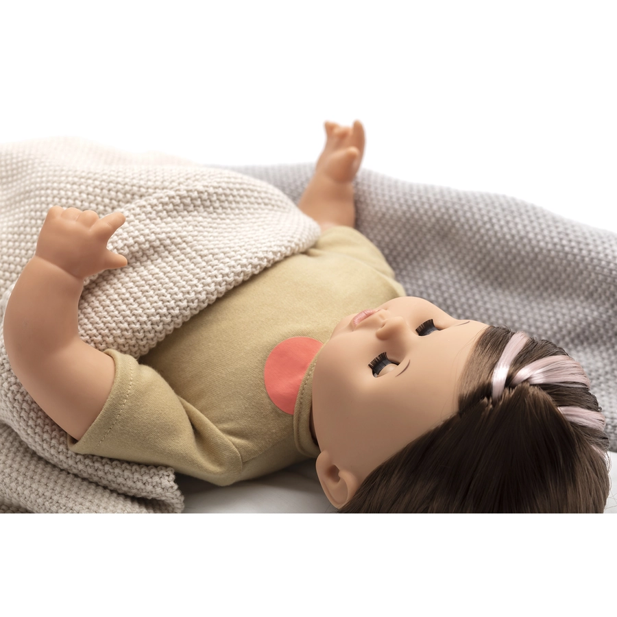 SKRÅLLAN DOLL DARK HAIR 45 CM