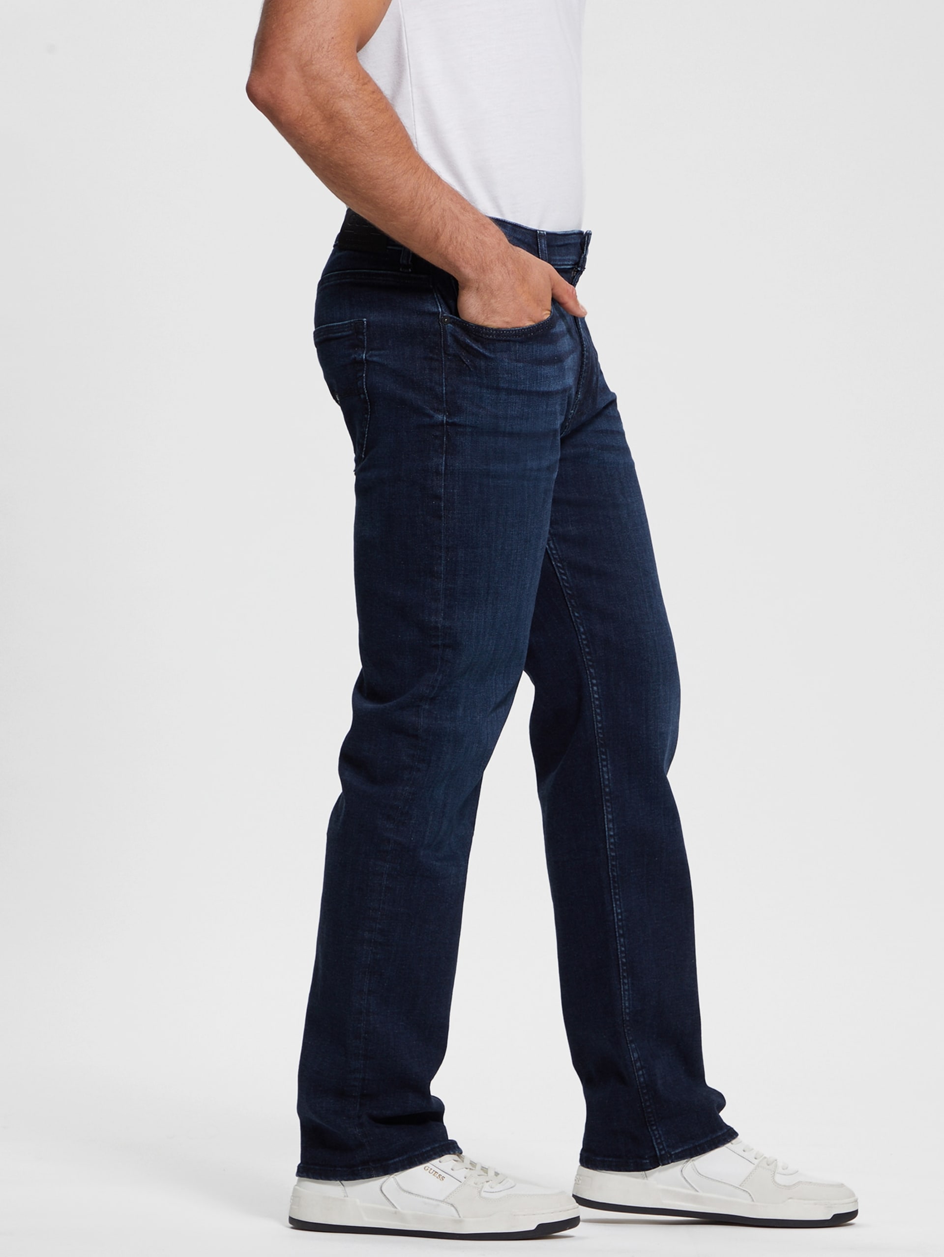 Calça jeans reta normal