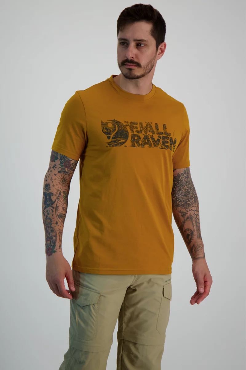 Fjällräven Lush Logo Herren T-Shirt