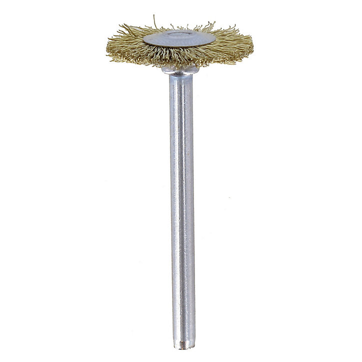 2 brosses en laiton Dremel 19 mm