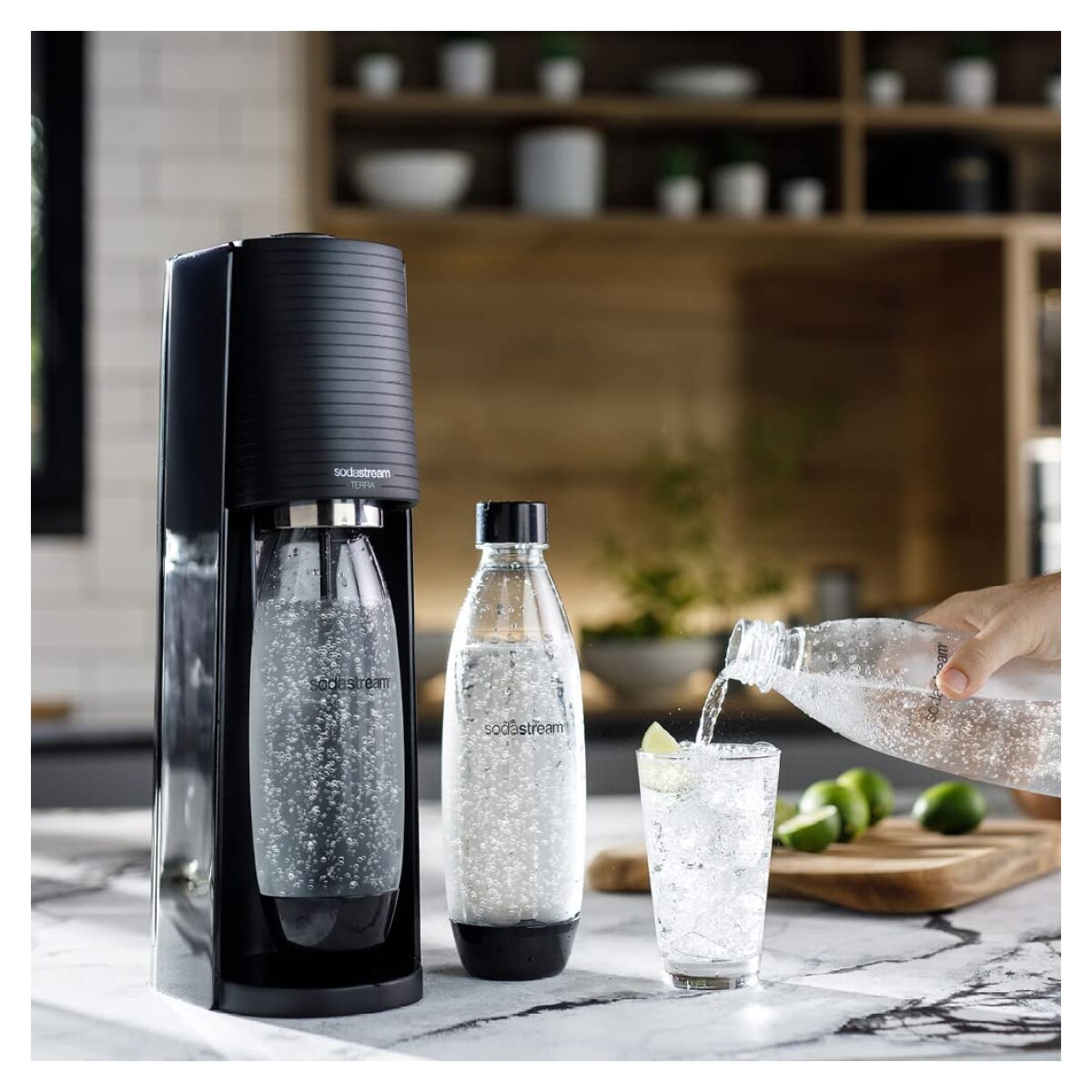 SodaStream Terra Vorteilspack Wassersprudler schwarz