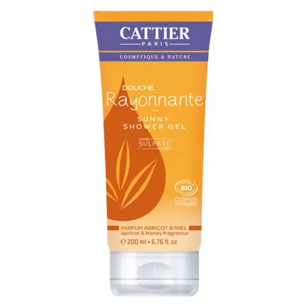 Gel de Banho Cattier Radiant Damasco e Mel Orgânico 200ml
