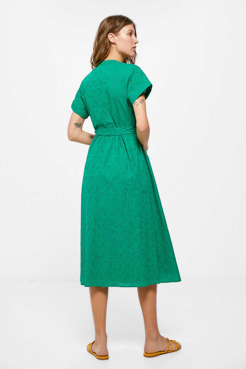 Vestido Midi Camisero Shiffly - garrafa