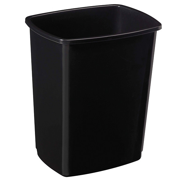 Corps pour poubelle d'intérieur Rossignol Clap noir, 50 L