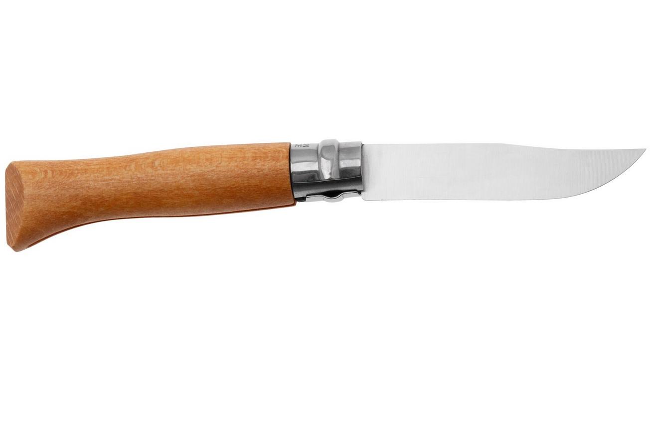 Opinel zakmes No. 08, koolstofstaal, lemmetlengte 8,5 cm