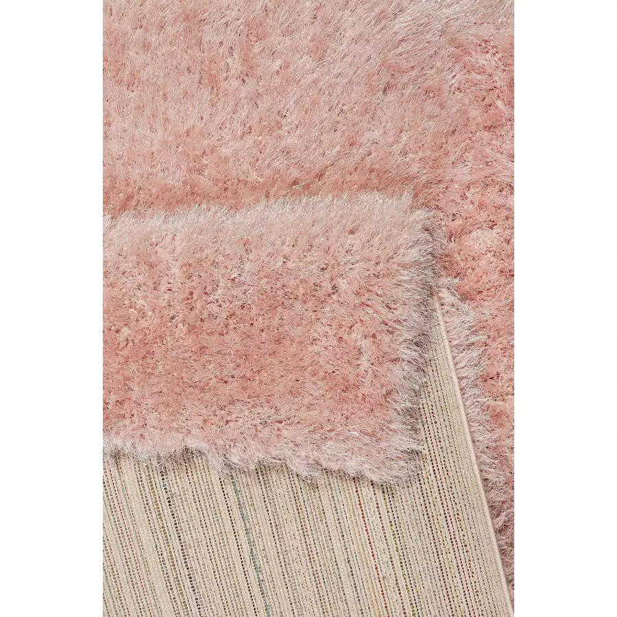 Wecon home Hochflorteppich Shiny Touch rosa
