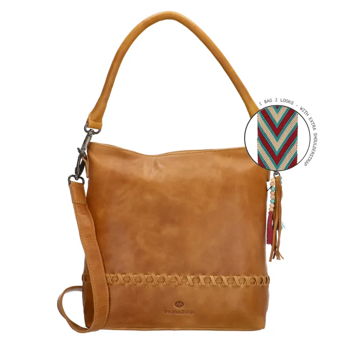 Micmacbags Friendship Schoudertas Okergeel