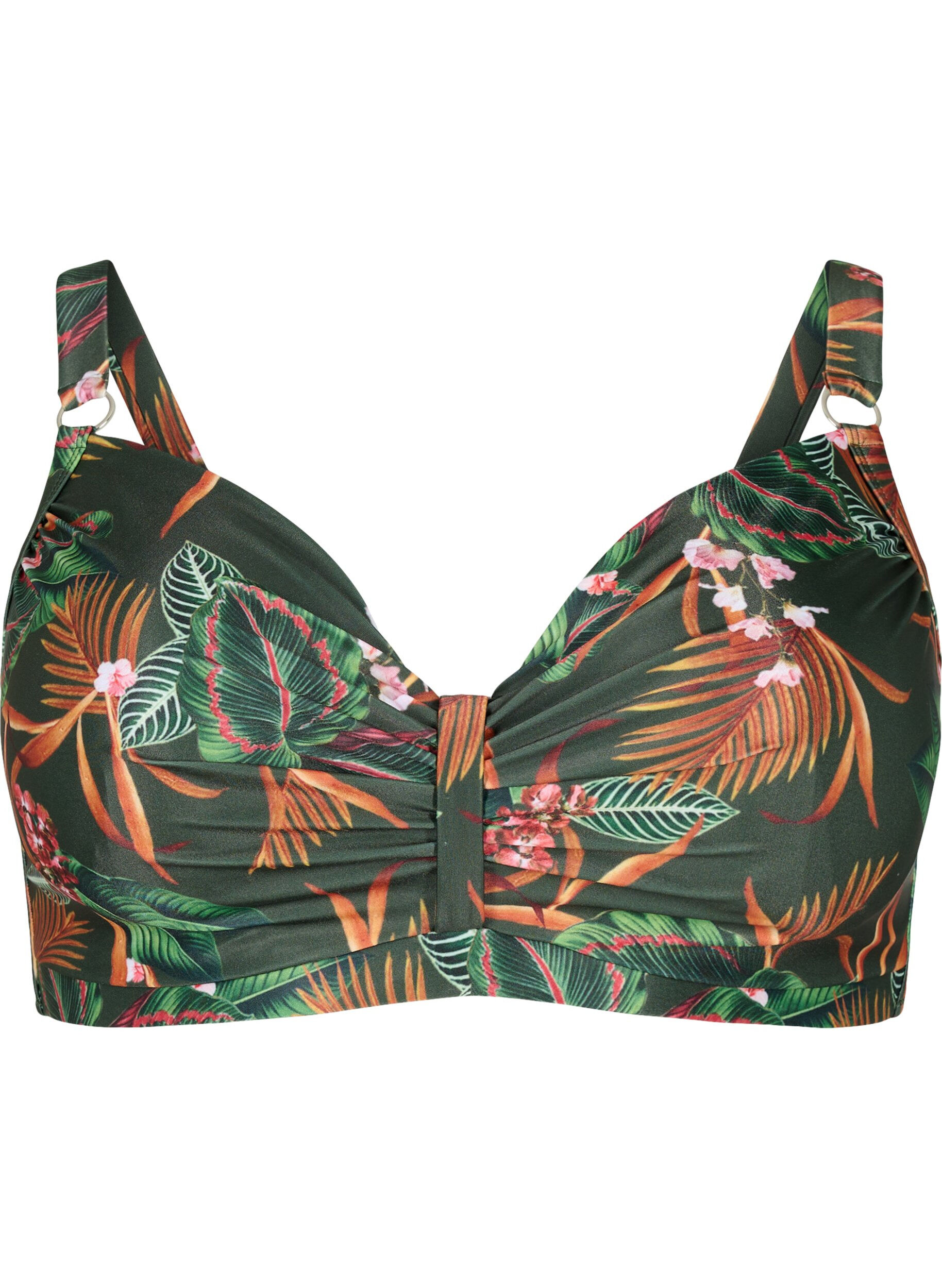 Bikini bh med bøjle og print