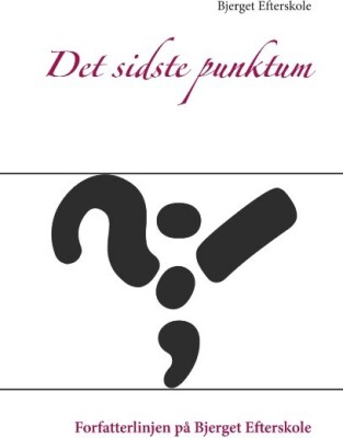 Det Sidste Punktum - Bjerget Efterskole - Bog