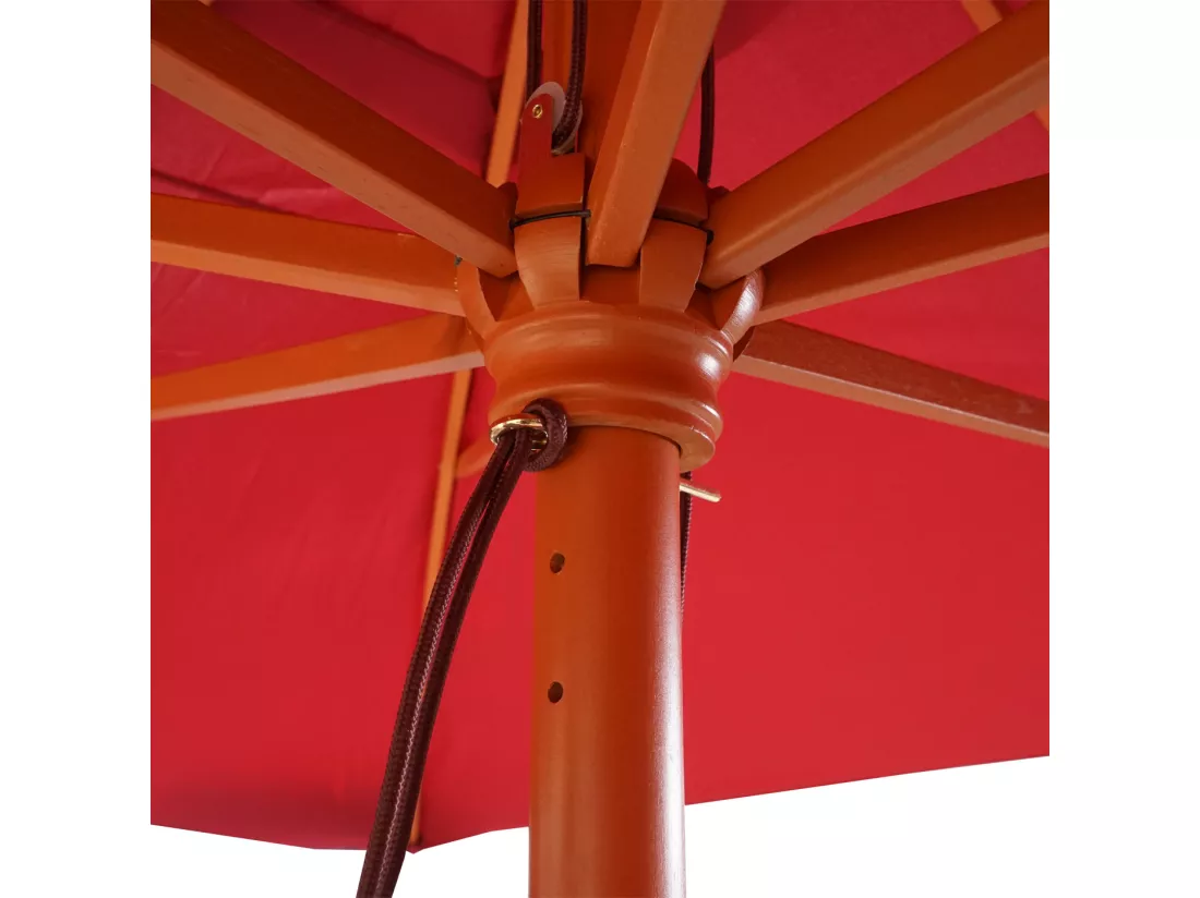 Parasol de jardin 3x4m bois marron 400 x 300 x 295 cm 04_0003825