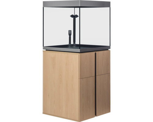 Aquariumcombinatie Fluval Siena 166 met LED-verlichting, verwarming, buitenfilter en kast, 166 l, beukenhout, 55 x 55 x 128 cm