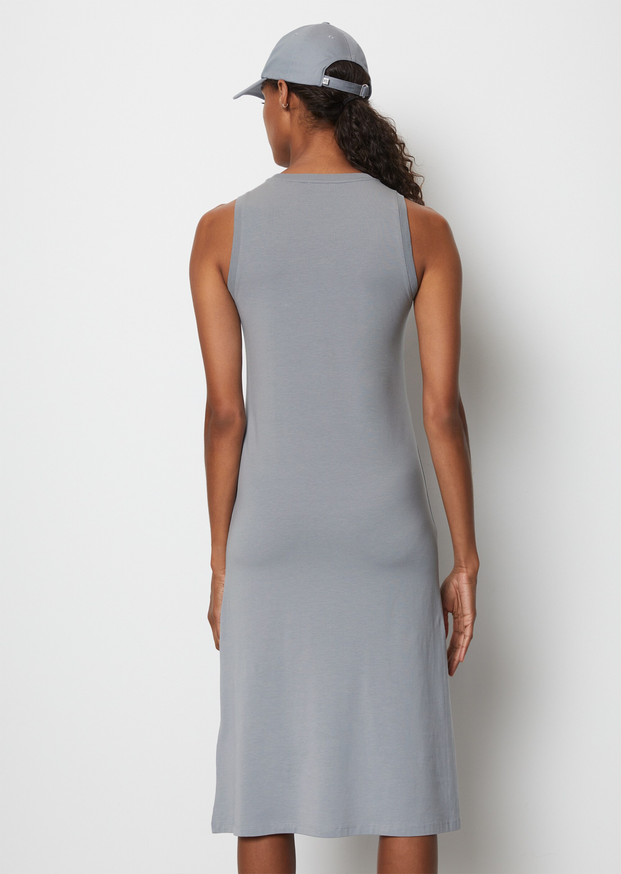 Ärmelloses Jersey-Kleidaus stretchigem Modal-Organic-Cotton-Mix