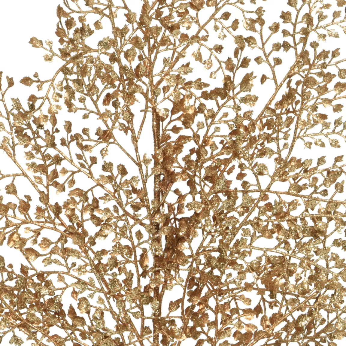 Branche de feuilles (H68 cm) Peuplier pailleté Or
