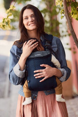 BabyBjörn Harmony Bæresele 3D Mesh, Navy Blue