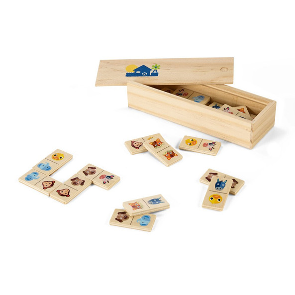 hi!dea 98074 - Jeu de dominos en bois
