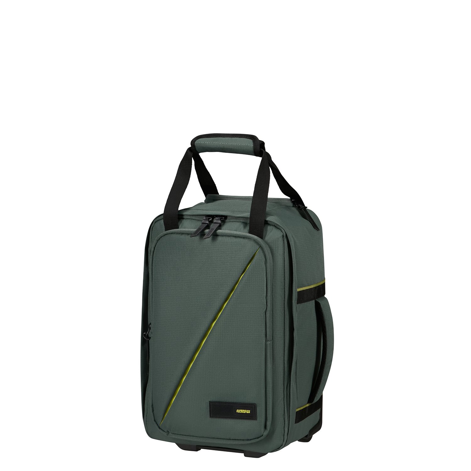 American Tourister Take2Cabin Backpack S Underseater Wheels Dark Forest