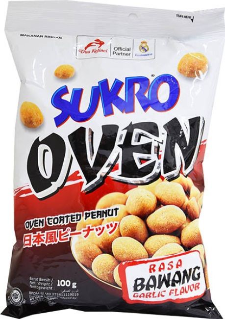 Dua Kelinci Sukro Oven Gecoate Pinda Knoflook 100g