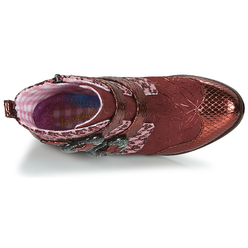 Irregular Choice - TOO HEARTS - Bordeaux