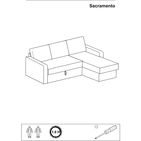Sacramento sovesofa