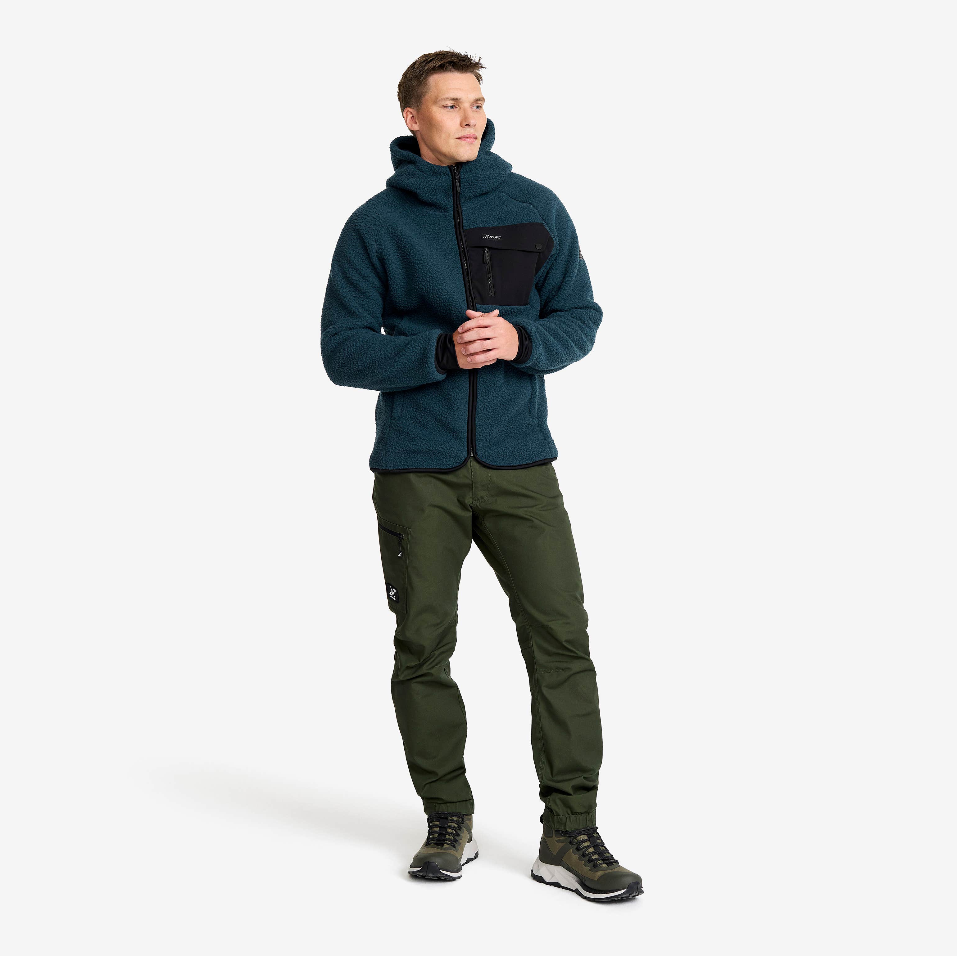 Sherpa Hoodie Herre Moonlit Ocean