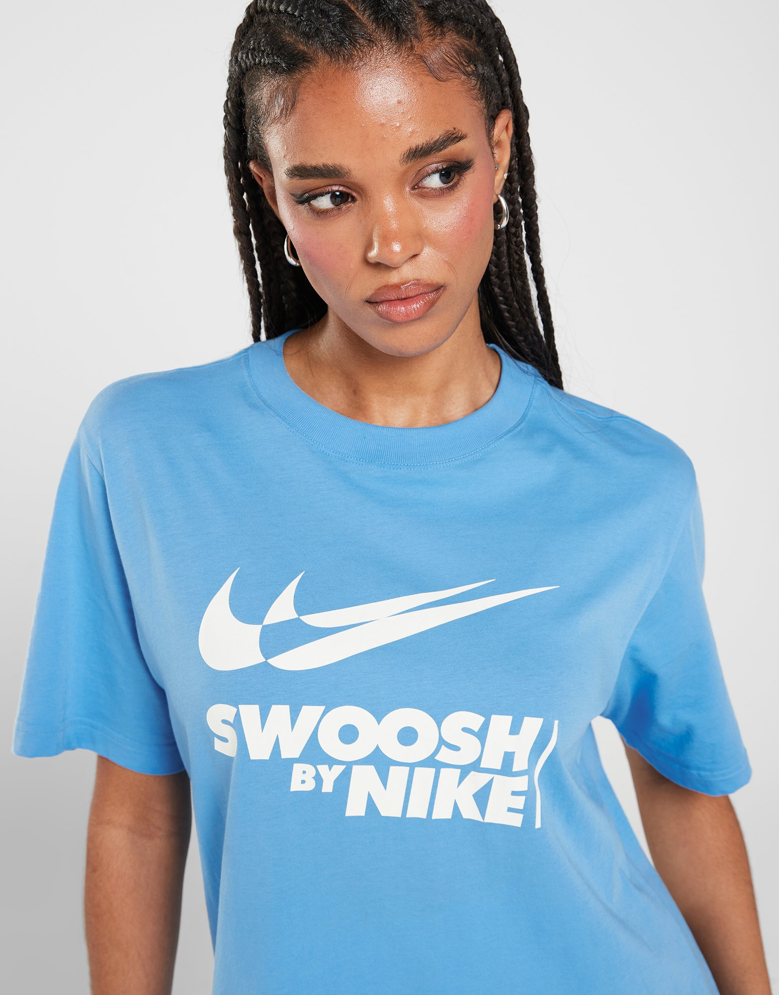 Nike T-shirt Boyfriend Swoosh Femme