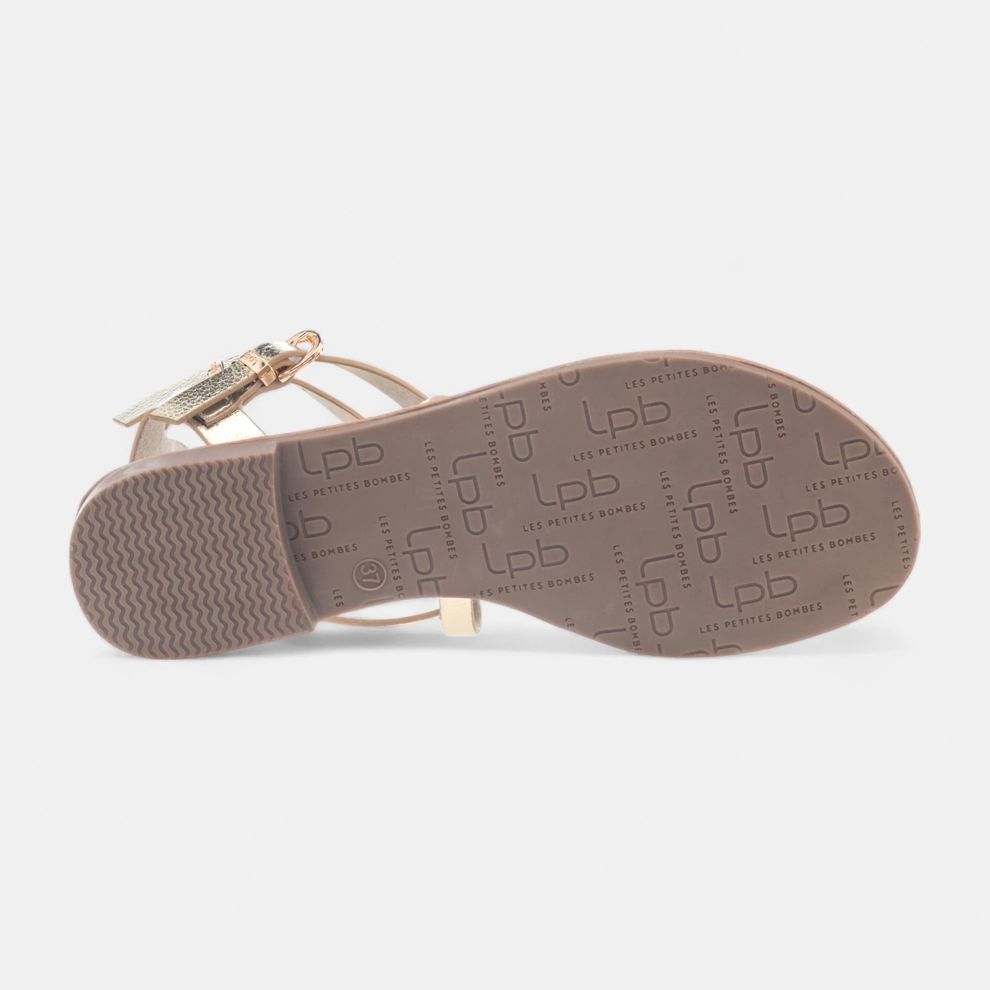 Nu-pieds Femme or