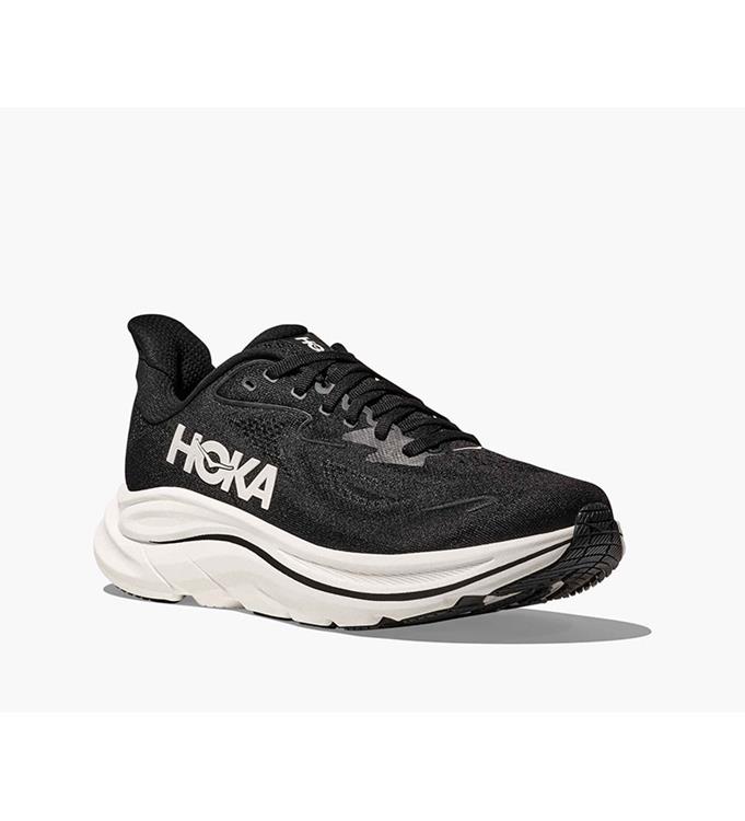 HOKA Clifton 10 1162031 BLACK-WHITE