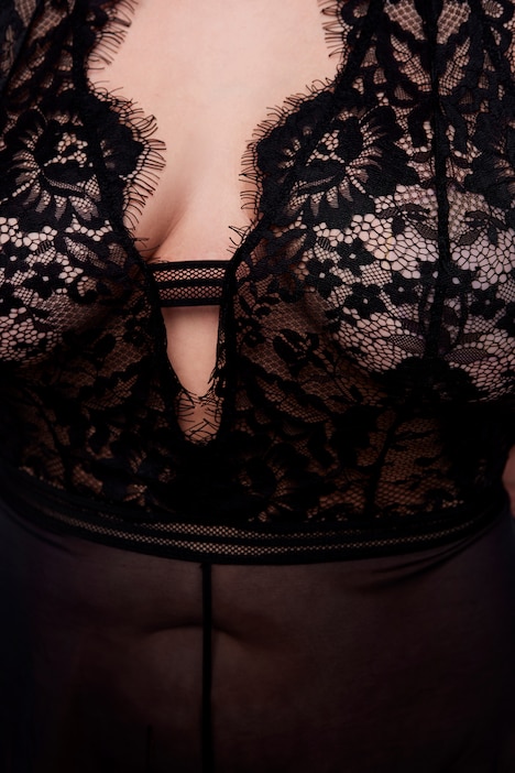 Body, Neckholder, Spitze & Mesh