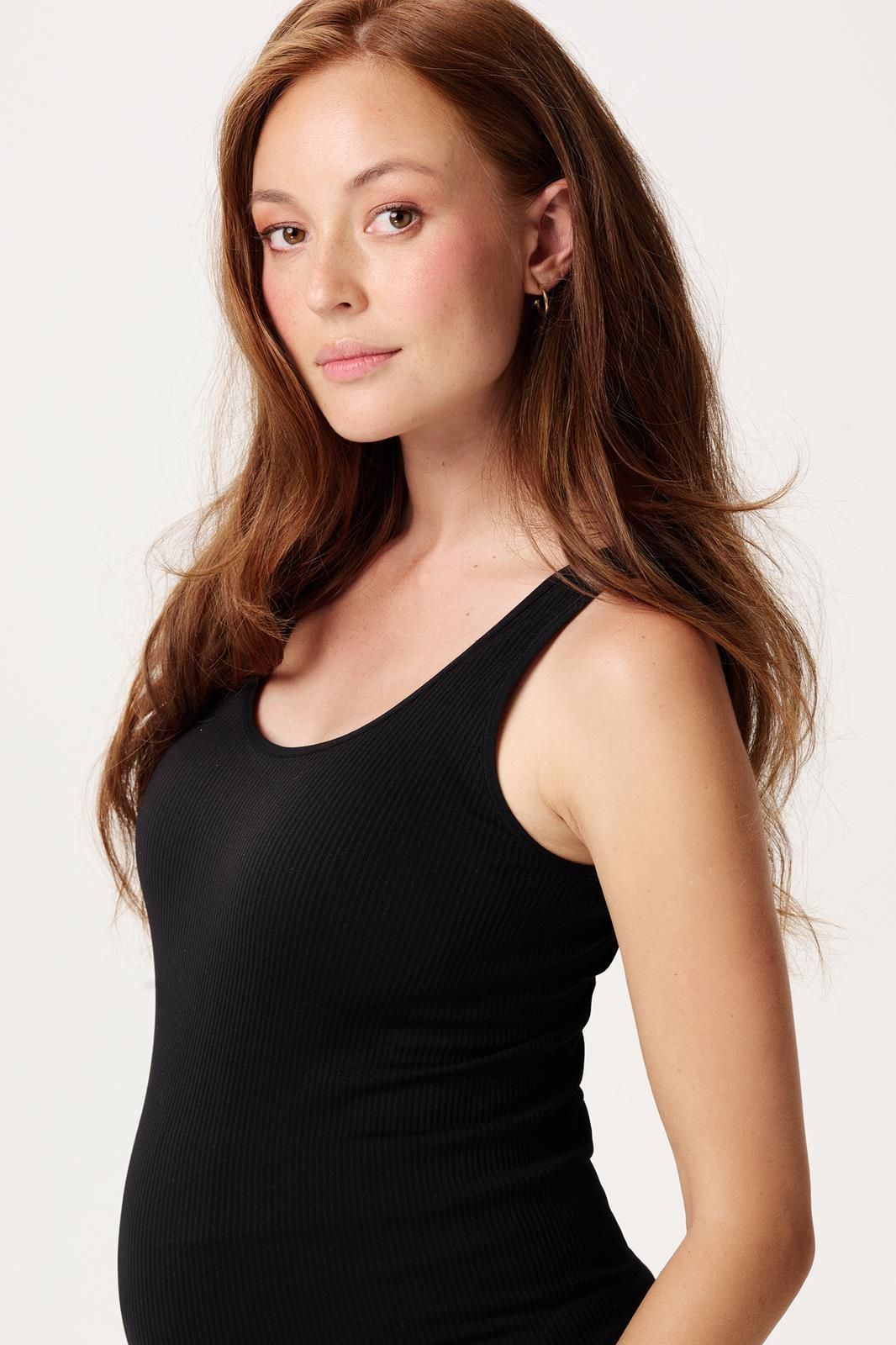 Noppies Maternity Tanktop rib Sama - Black