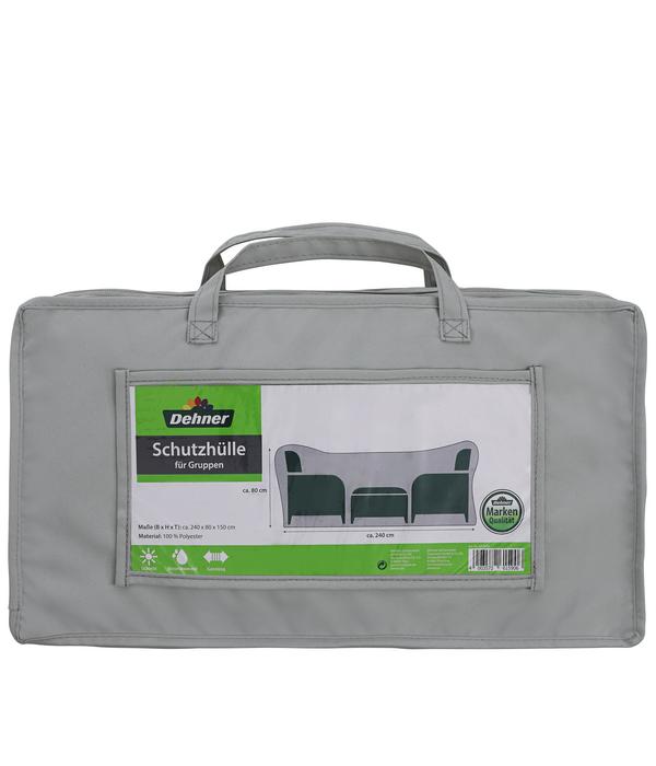 Dehner Abdeckhaube für Sitzgruppen, grau