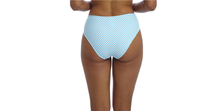 Freya JEWEL COVE HIGH WAIST BIKINI BRIEF Stripe turquoise
