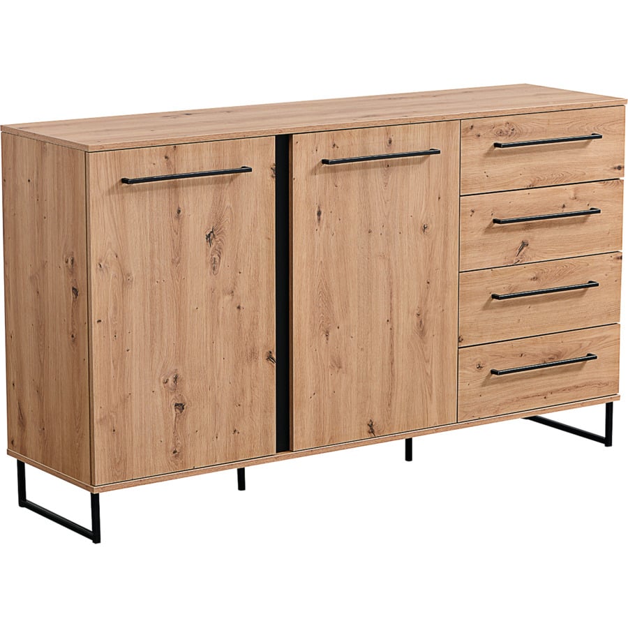 Kommode Lugano Dekor Eiche Artisan 104 x 84 x 45 cm