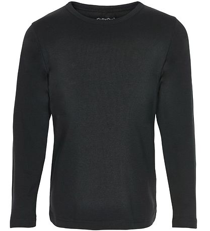 Minymo Pullover - 2er-Pack - Schwarz/Graumeliert