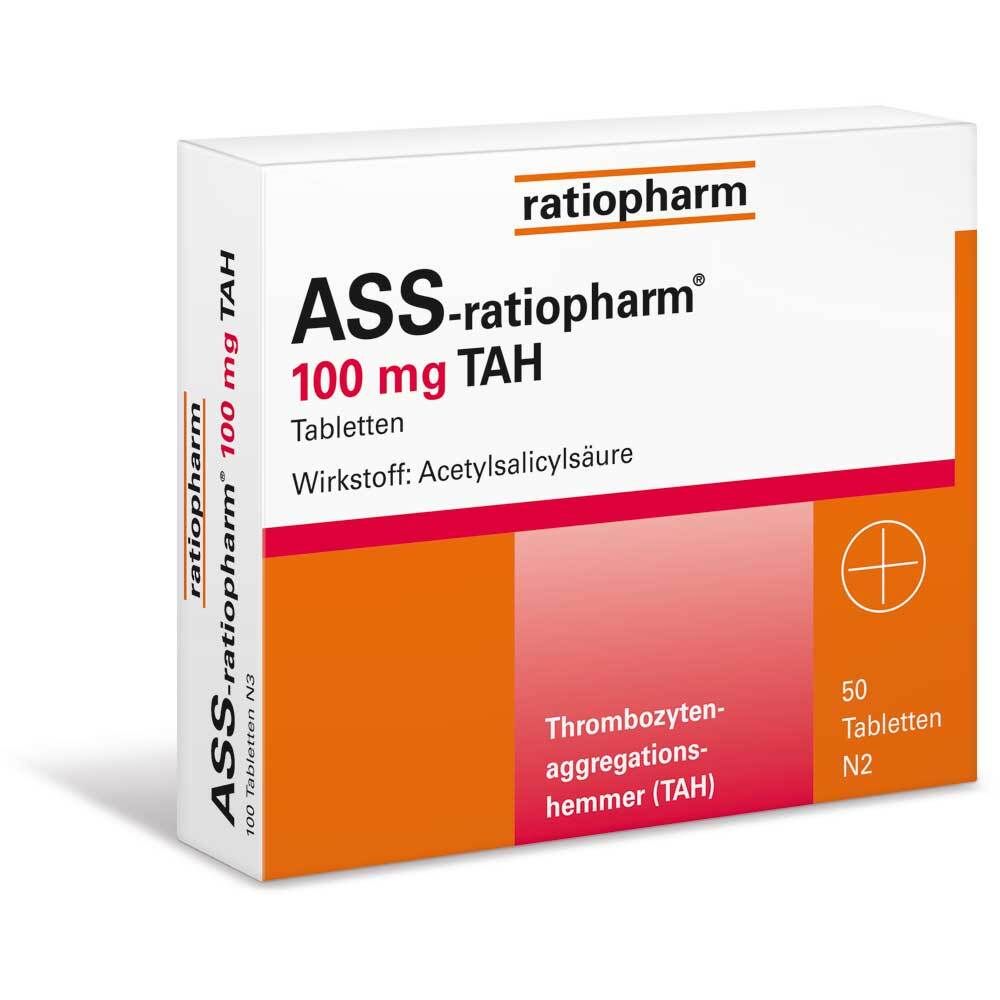 ASS-ratiopharm® 100 mg TAH Tabletten