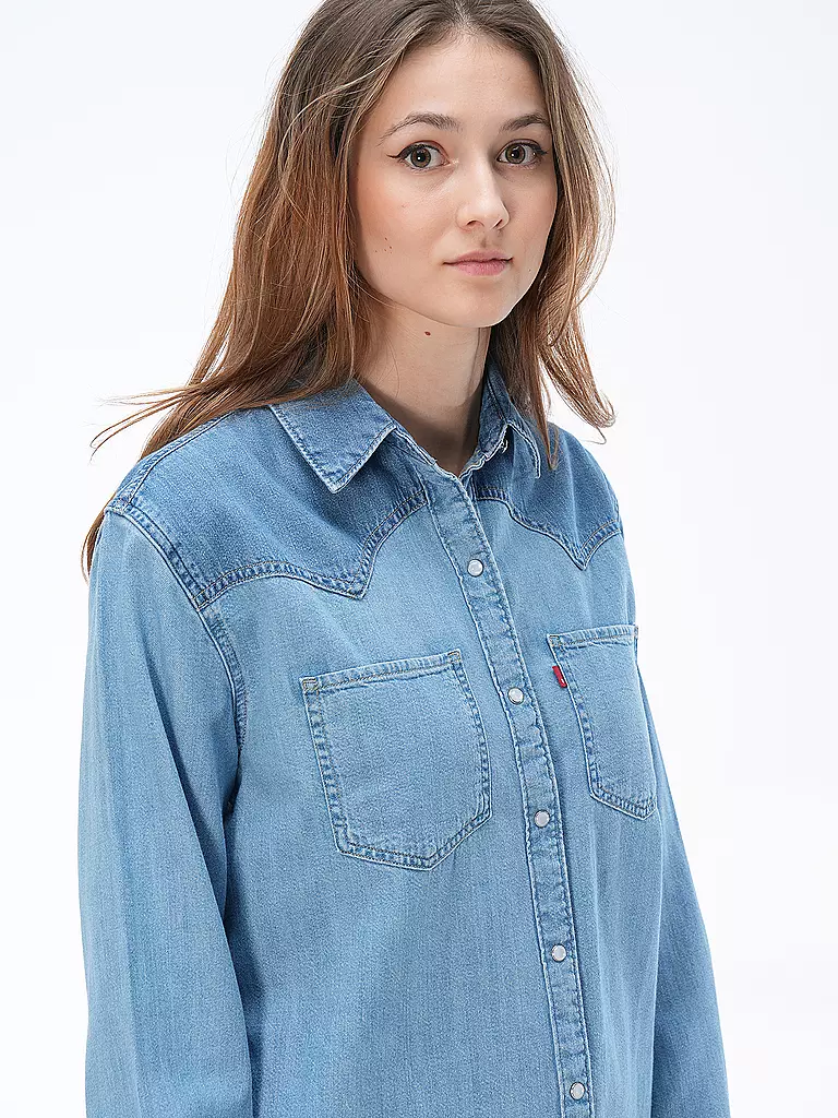 LEVI'S® Jeansbluse TEODORA hellblau