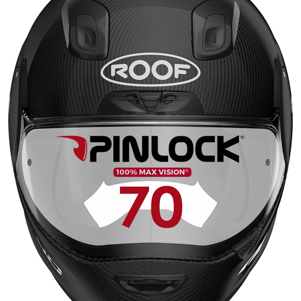 Roof - Lentille Pinlock® Maxvision 70 RO200/RO200 Carbon Incolore