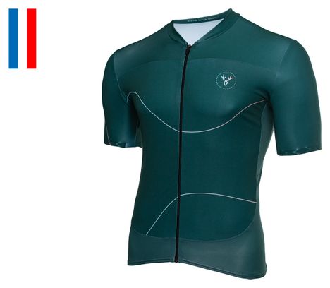 Maillot Manches Courtes LeBram Roselend Vert