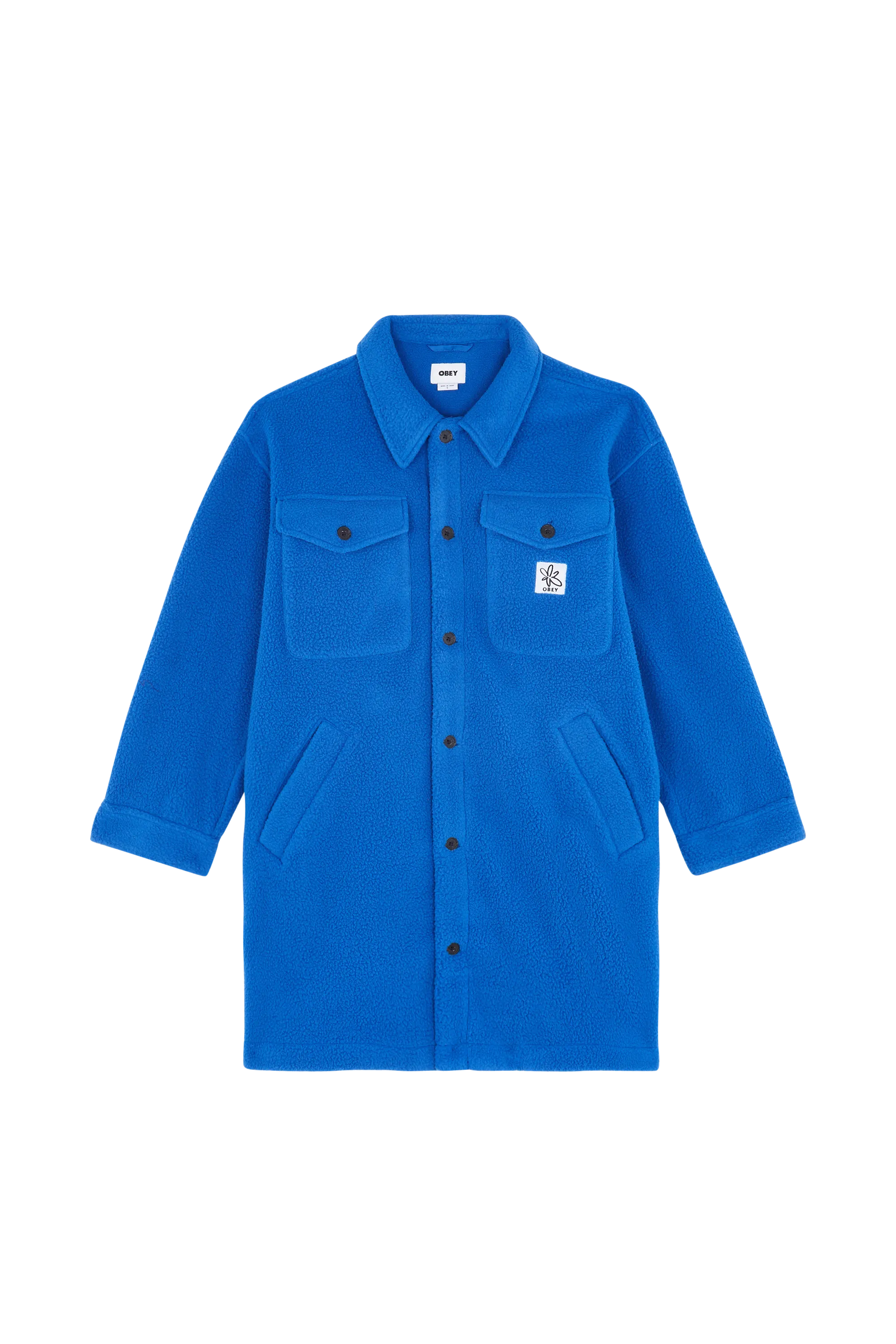 OBEY Veste OBEY BROOKLYN SHIRT JACKET Bleu