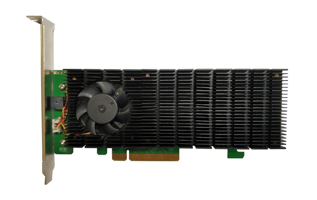 RAID-Controller SSD7202 2x M.2 NVMEx4v3, PCI-Ex8<br>Highpoint SSD7202 Low-Profile bootfähiger NVMe-RAID-Controller