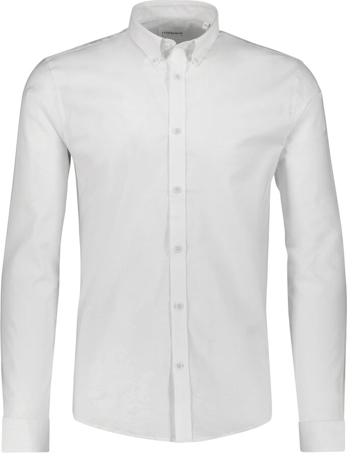 Lindbergh Oxford skjorte slim fit Hvid