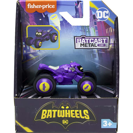 Fisher-Price Batweels legetøjsbil - flere varianter - assorteret