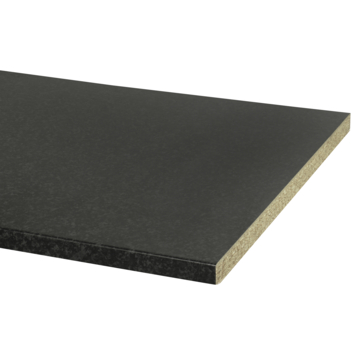 Werkblad AS38 265x60cm Nero Brasil