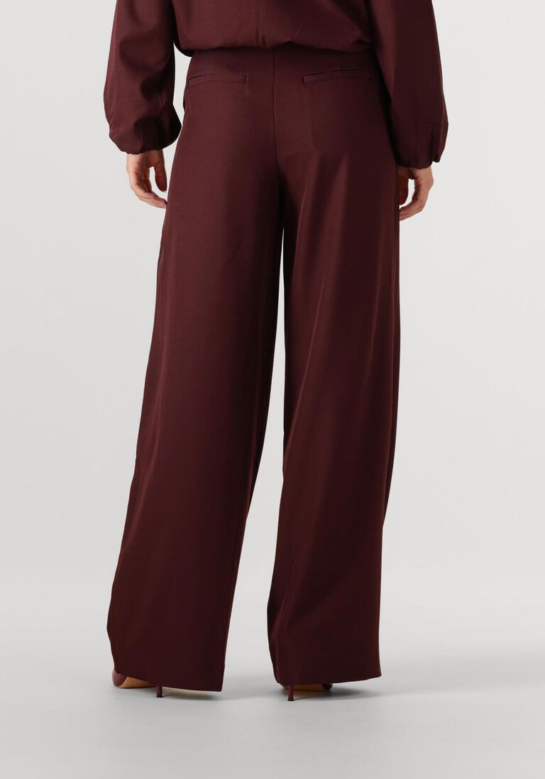 bordeaux co'couture pantalon luna eyelet wide long pant