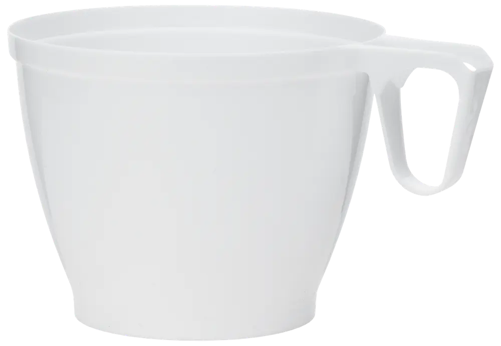 Kaffekop med hank 18 cl genanvendelig 6-pak